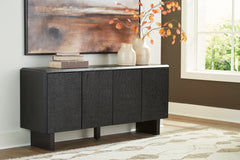 Fine Furniture & Decor - Ashley Furniture - Farrelmore Accent Cabinet - Accent Cabinet / Black - A4000659