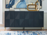 Fine Furniture & Decor - Ashley Furniture - Loirwick Accent Cabinet - Accent Cabinet / Dark Blue - A4000677