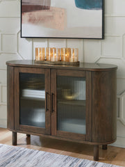 Fine Furniture & Decor - Ashley Furniture - Mayridge Accent Cabinet - Accent Cabinet / Medium Brown - A4000694