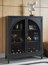 Fine Furniture & Decor - Ashley Furniture - Armenleigh Accent Cabinet - Bar Cabinet / Black/Brown - A4000702