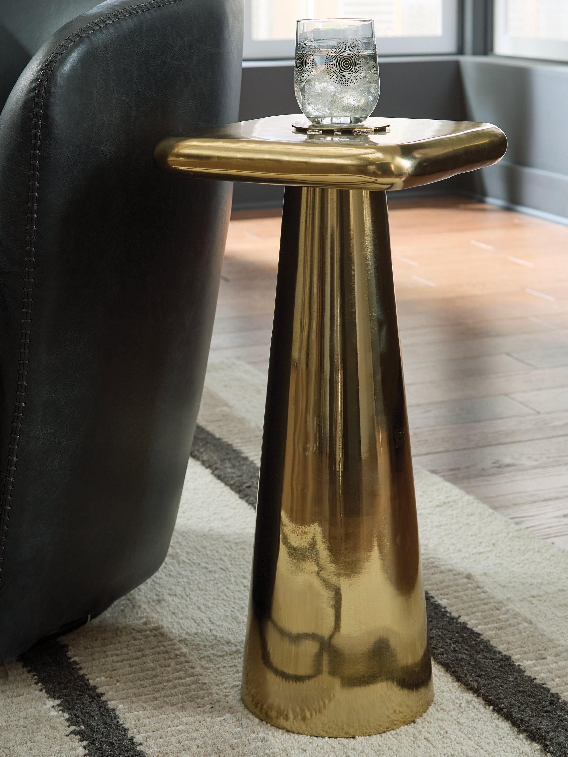 Fine Furniture & Decor - Ashley Furniture - Dallenburg Accent Table - Accent Table / Gold Finish - A4000717