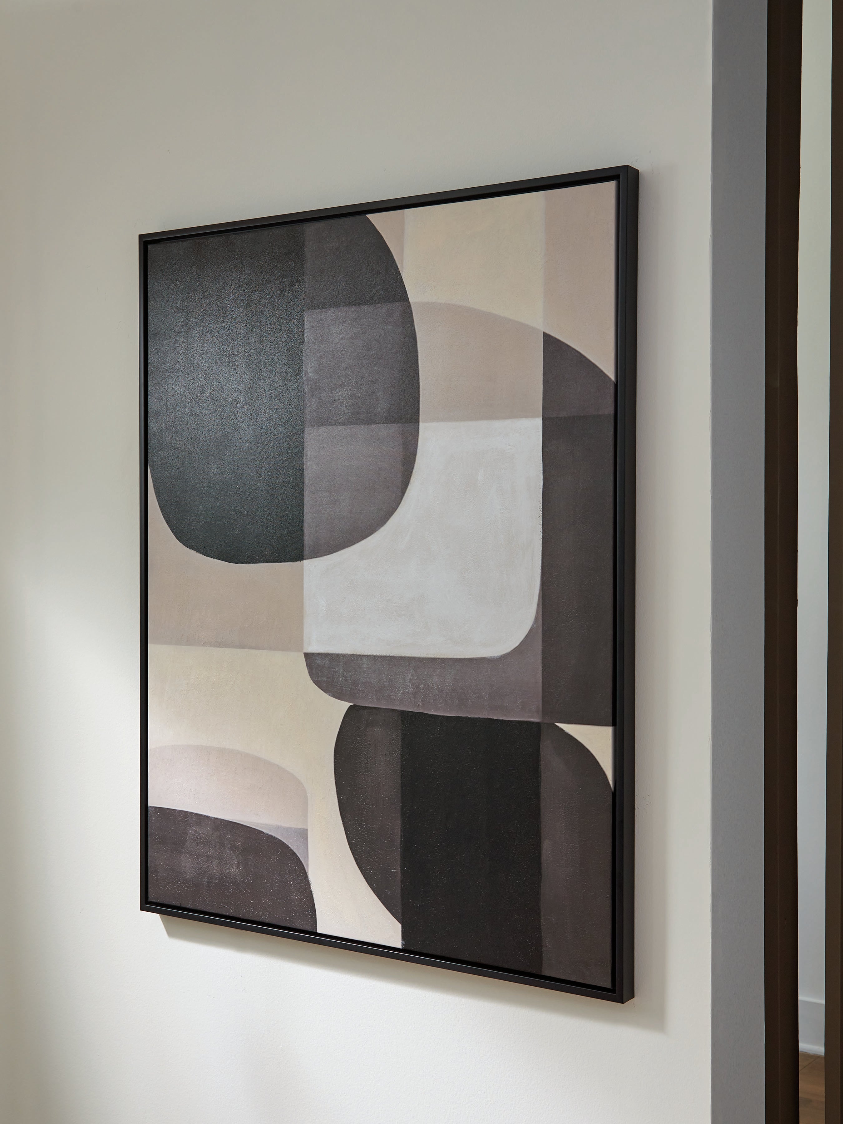 Fine Furniture & Decor - Ashley Furniture - Kesleigh Wall Decor - Wall Art / Black/White - A8000495