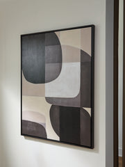 Fine Furniture & Decor - Ashley Furniture - Kesleigh Wall Decor - Wall Art / Black/White - A8000495