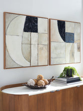 Fine Furniture & Decor - Ashley Furniture - Bexlen Wall Decor - Wall Art Set (Set of 2) / Tan/Taupe/Black - A8000498