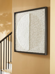 Fine Furniture & Decor - Ashley Furniture - Bachard Wall Decor - Wall Decor / Tan/White - A8010330