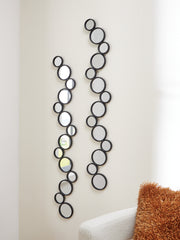 Fine Furniture & Decor - Ashley Furniture - Vinler Mirror - Accent Mirror Set (Set of 2) / Black - A8010353