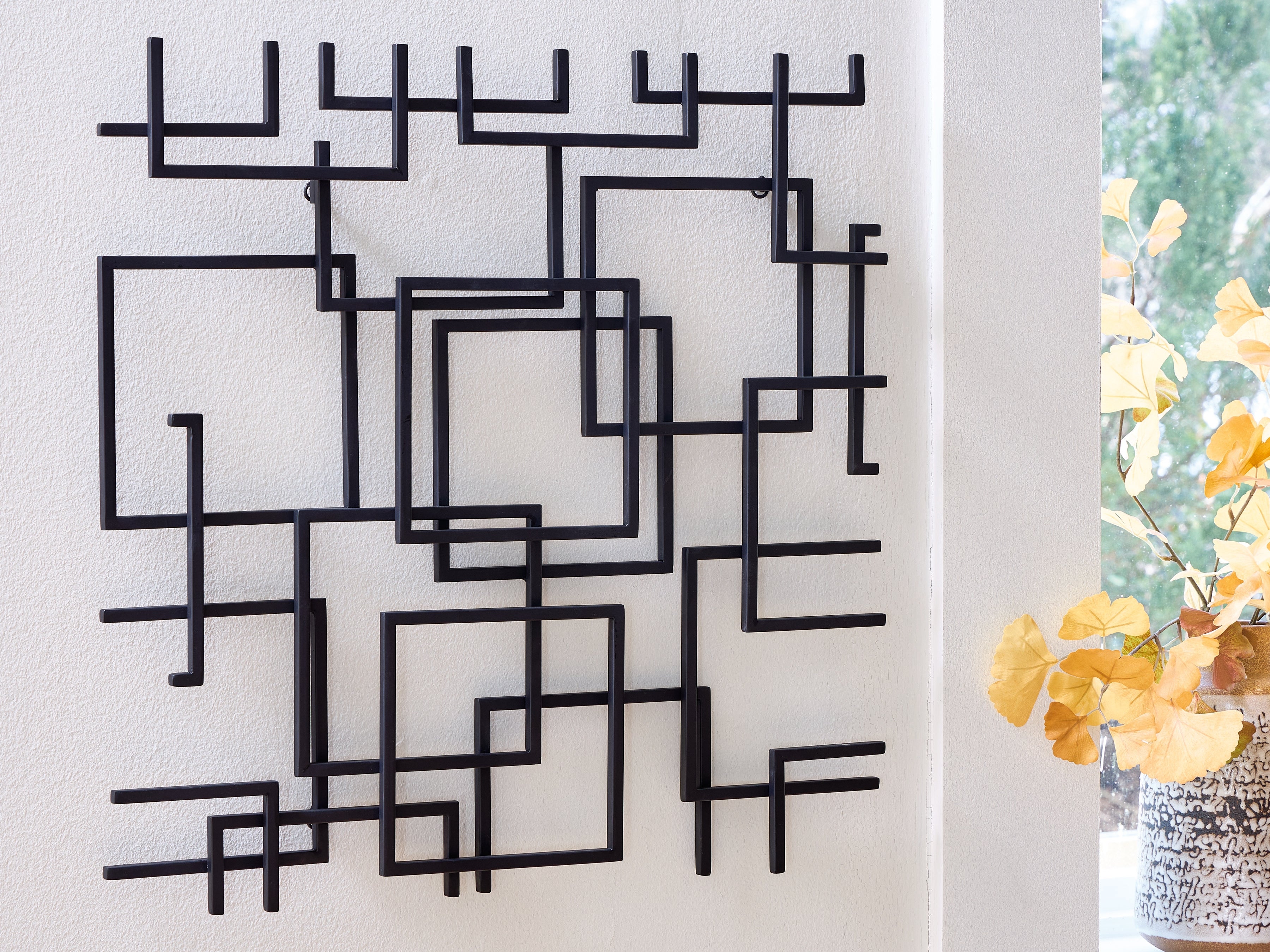 Fine Furniture & Decor - Ashley Furniture - Aadanton Wall Decor - Wall Decor / Black - A8010400