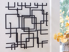 Fine Furniture & Decor - Ashley Furniture - Aadanton Wall Decor - Wall Decor / Black - A8010400