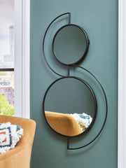 Fine Furniture & Decor - Ashley Furniture - Shayham Mirror - Accent Mirror / Black - A8010402