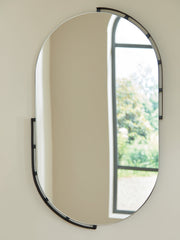 Fine Furniture & Decor - Ashley Furniture - Valkings Mirror - Accent Mirror / Black - A8010403