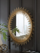 Fine Furniture & Decor - Ashley Furniture - Wainport Mirror - Accent Mirror / Gold Finish - A8010405