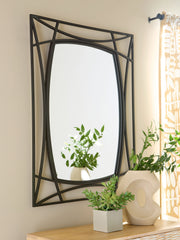 Fine Furniture & Decor - Ashley Furniture - Freenville Mirror - Accent Mirror / Black - A8010408