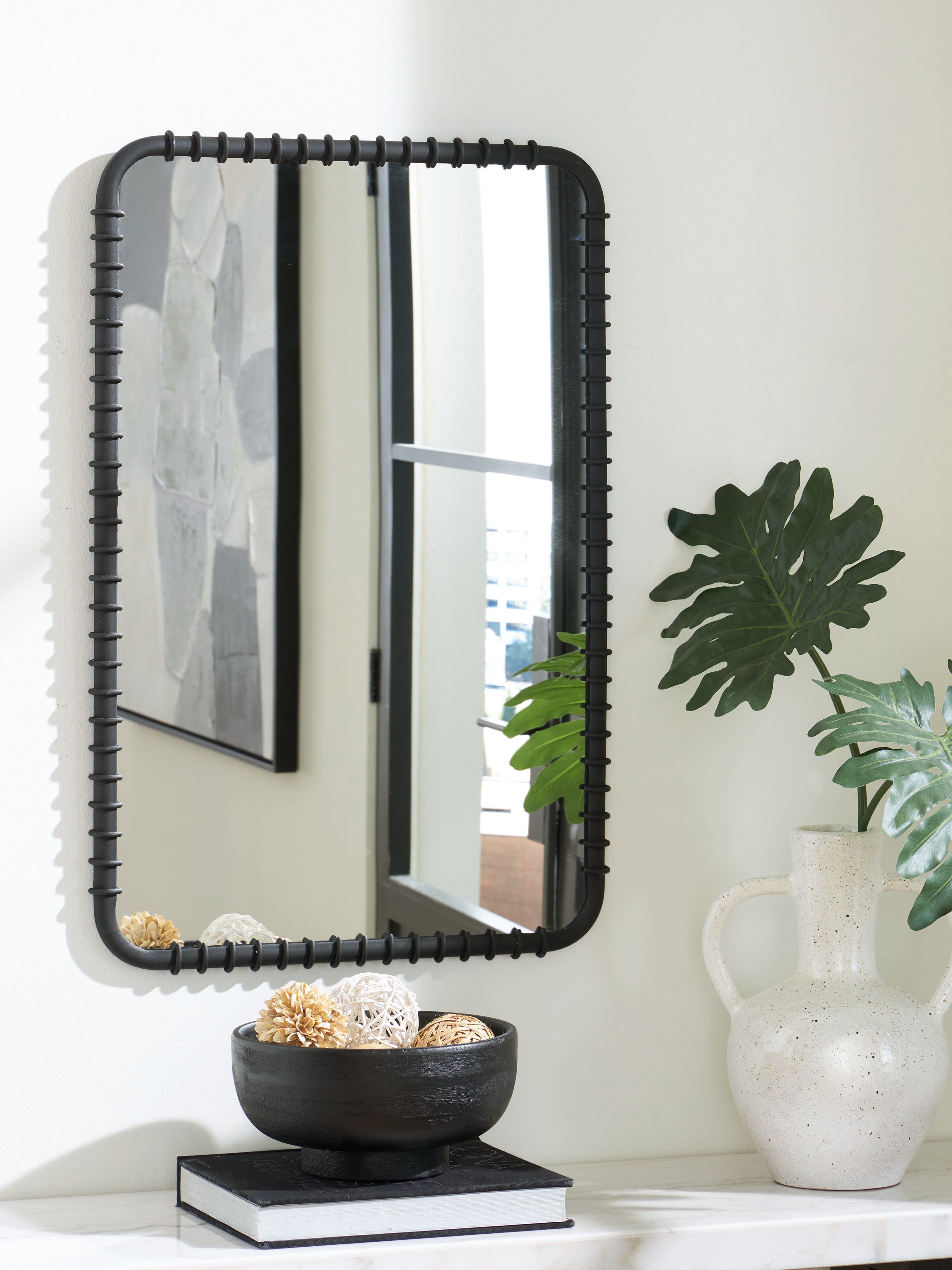 Fine Furniture & Decor - Ashley Furniture - Judlow Mirror - Accent Mirror / Black - A8010419