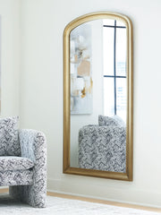 Fine Furniture & Decor - Ashley Furniture - Fintan Mirror - Floor Mirror / Gold Finish - A8010436