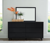 Fine Furniture & Decor - Ashley Furniture - Danziar Bedroom - Full Panel Bed / Black - B1013B20