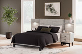 Fine Furniture & Decor - Ashley Furniture - Vessalli Bedroom - King Panel Bed with Extensions / Gray - B1036B8