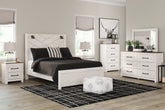 Fine Furniture & Decor - Ashley Furniture - Gerridan Bedroom - Two Drawer Night Stand / White/Gray - B1190-92