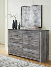 Fine Furniture & Decor - Ashley Furniture - Bronyan Bedroom - Two Drawer Night Stand / Dark Gray - B1290-92