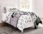 Fine Furniture & Decor - Ashley Furniture - Paxberry Bedroom - Full Panel Bed / Whitewash - B181B2