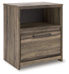 Fine Furniture & Decor - Ashley Furniture - Elbrim Bedroom - One Drawer Night Stand / Brown - PCB2005-91