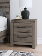 Fine Furniture & Decor - Ashley Furniture - Graystorm Bedroom - Two Drawer Night Stand / Brown Gray - PCB2405-92