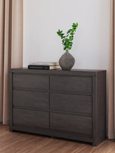 Fine Furniture & Decor - Ashley Furniture - Fraluna Bedroom - Five Drawer Chest / Charcoal - PCB3370-46