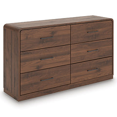 Fine Furniture & Decor - Ashley Furniture - Fortlorn Bedroom - Dresser / Walnut Brown - PCB386-31