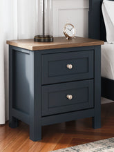 Fine Furniture & Decor - Ashley Furniture - Landocken Bedroom - Twin Panel Bed / Brown/Blue - B414B2