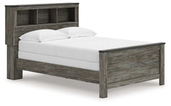 Fine Furniture & Decor - Ashley Furniture - Frandern Bedroom - Full Bookcase Panel Bed / Gray - B4480B3