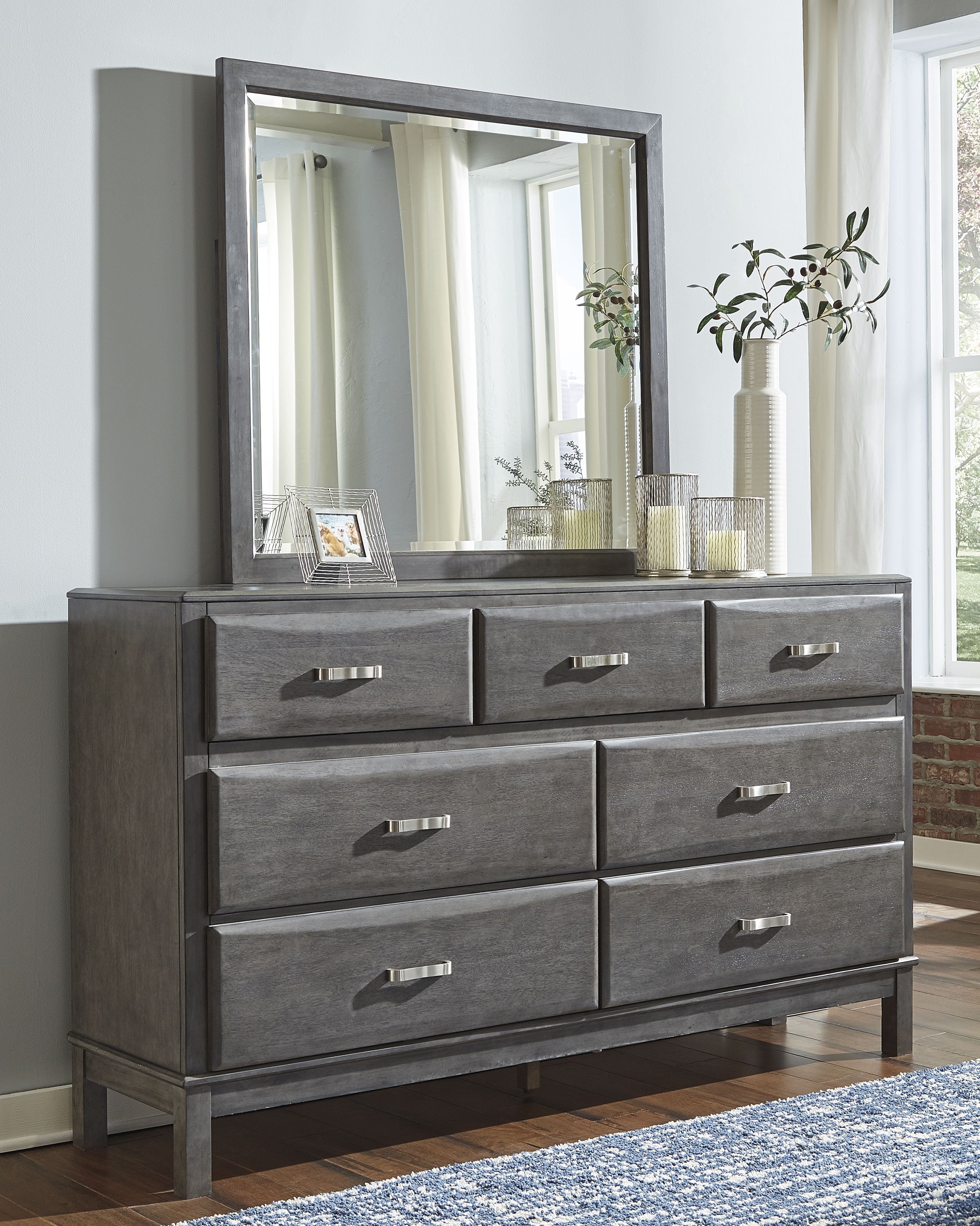 Fine Furniture & Decor - Ashley Furniture - Caitbrook Bedroom - Dresser / Gray - B476-31