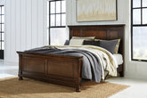 Fine Furniture & Decor - Ashley Furniture - Porter Bedroom - King Panel Bed / Rustic Brown - B697B11