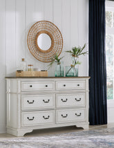 Fine Furniture & Decor - Ashley Furniture - Blendon Bedroom - Five Drawer Chest / Two-tone - B747-46