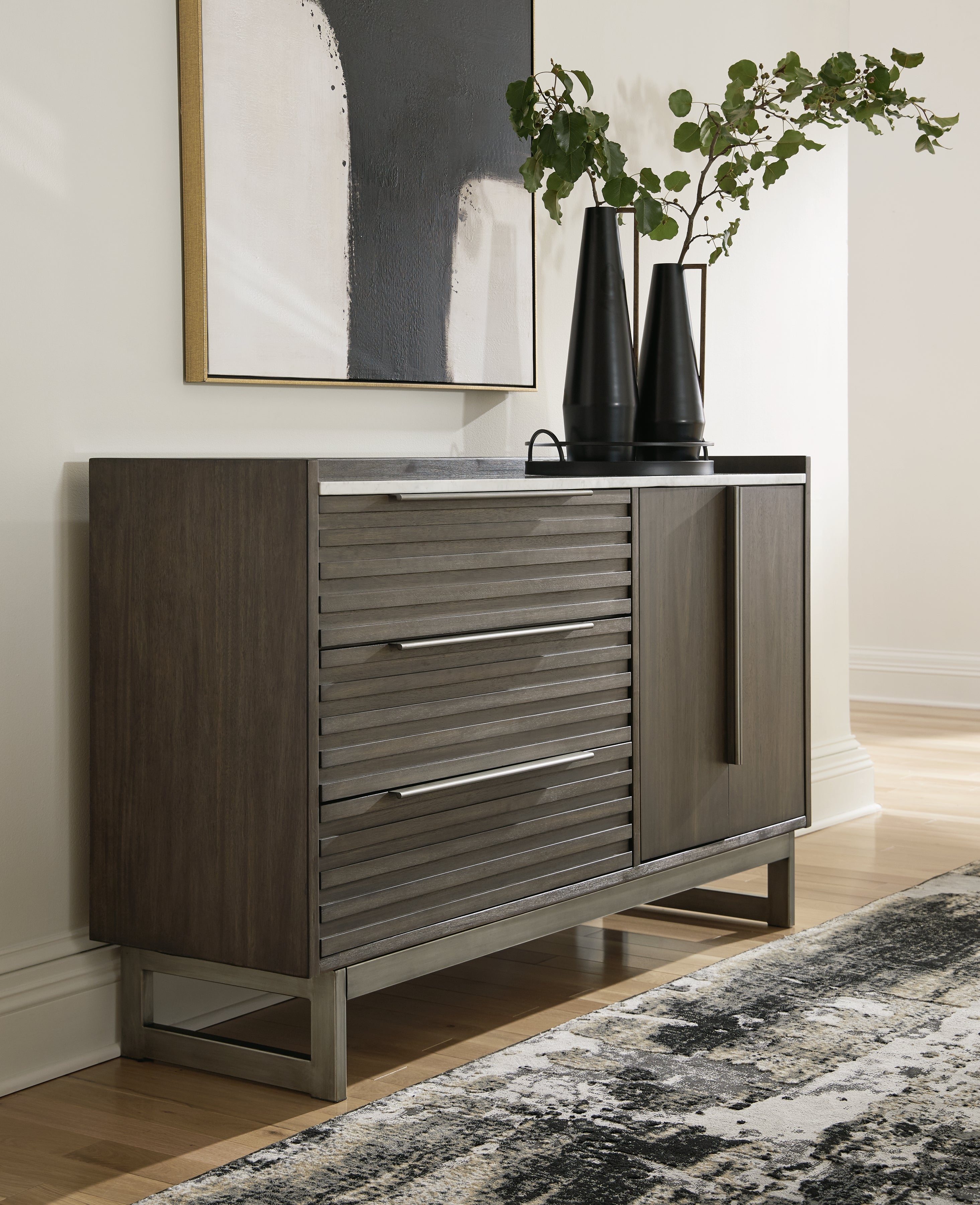 Fine Furniture & Decor - Ashley Furniture - Arkenton Bedroom - Dresser / Grayish Brown/White - B786-31