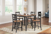 Fine Furniture & Decor - Ashley Furniture - Gesthaven Dining Room - Counter Height Barstool (Set of 2) / Natural/Brown - D396-124X2