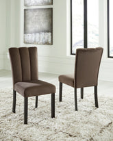 Fine Furniture & Decor - Ashley Furniture - Jeshina Dining Chair (Set of 2) - Dining Chair (Set of 2) / Mocha - PCD581-01X2