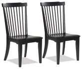 Fine Furniture & Decor - Ashley Furniture - Brenkerton Dining Chair (Set of 2) - Dining Chair (Set of 2) / Black - PCD591-01X2
