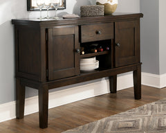 Fine Furniture & Decor - Ashley Furniture - Haddigan Dining Room - RECT Dining Room EXT Table / Dark Brown - D596-35