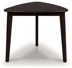 Fine Furniture & Decor - Ashley Furniture - Mallenette Dining Table - Triangle Dining Room Table / Merlot - PCD607-16