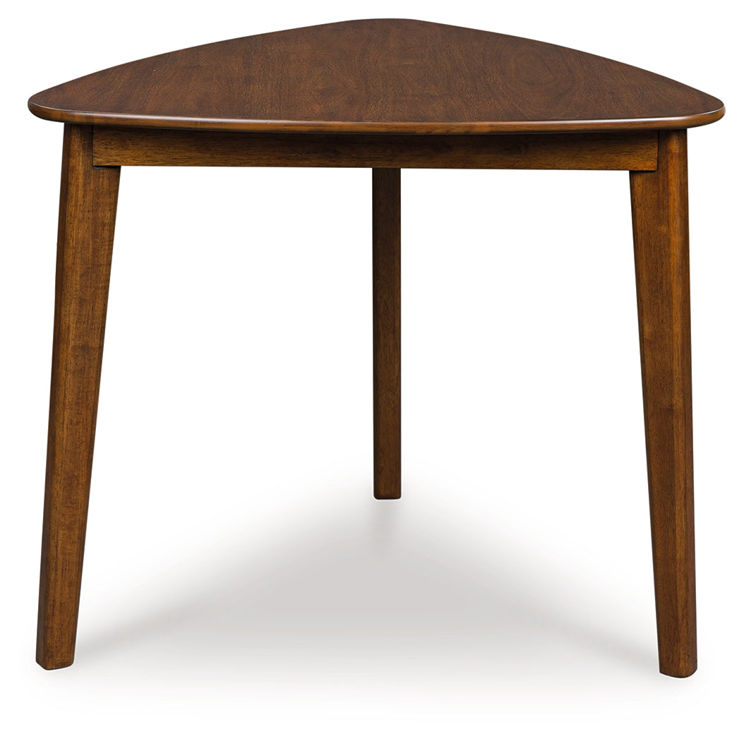 Fine Furniture & Decor - Ashley Furniture - Tameride Dining Table - Triangle Dining Room Table / Brown - PCD609-16