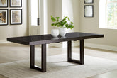 Fine Furniture & Decor - Ashley Furniture - Neymorton Dining Room - RECT Dining Room Counter Table / Dark Grayish Brown - D618-13
