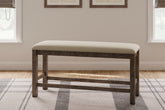 Fine Furniture & Decor - Ashley Furniture - Moriville Dining Room - Double UPH Bench (1/CN) / Beige / 49"W x 17"D x 25"H - D631-09