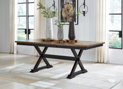Fine Furniture & Decor - Ashley Furniture - Wildenauer Dining Room - Dining Room Buffet / Brown/Black - D634-80