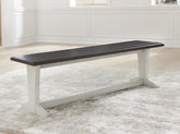 Fine Furniture & Decor - Ashley Furniture - Darborn Dining Room - Dining Table / Gray/Brown / 40"W x 78"D x 30"H - D796D3