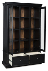 Fine Furniture & Decor - Ashley Furniture - Greddinton Curio - Curio / Black/Brown - PCD824-186