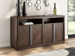 Fine Furniture & Decor - Ashley Furniture - Dilenno Dining Server - Dining Room Server / Dark Brown - PCD857-60