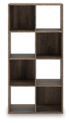 Fine Furniture & Decor - Ashley Furniture - Shallifer Eight Cube Organizer - Eight Cube Organizer / Brown - EA1104-4X2