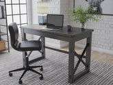 Fine Furniture & Decor - Ashley Furniture - Freedan Office Desk - Home Office Desk / Grayish Brown - H286-26