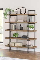 Fine Furniture & Decor - Ashley Furniture - Montia Bookcase - Bookcase / Light Brown - H632-70