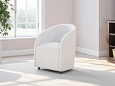 Fine Furniture & Decor - Ashley Furniture - Korestone Desk Chair - Home Office Desk Chair (1/CN) / White - H687-01A