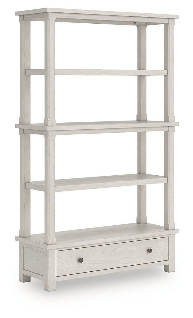Fine Furniture & Decor - Ashley Furniture - Robbinsdale Bookcase - Bookcase / Antique White - H742-70